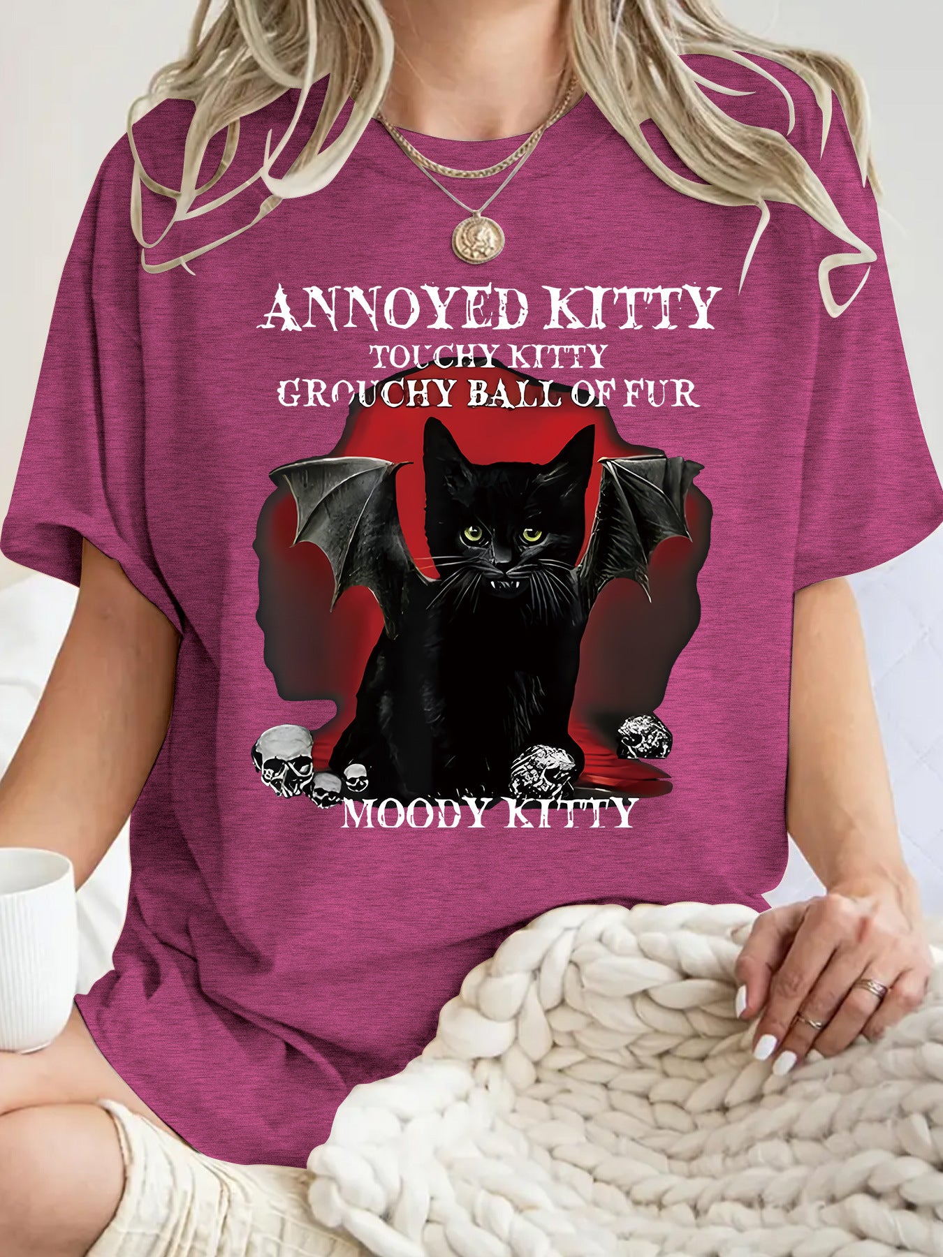 Devil Cat Short Sleeve